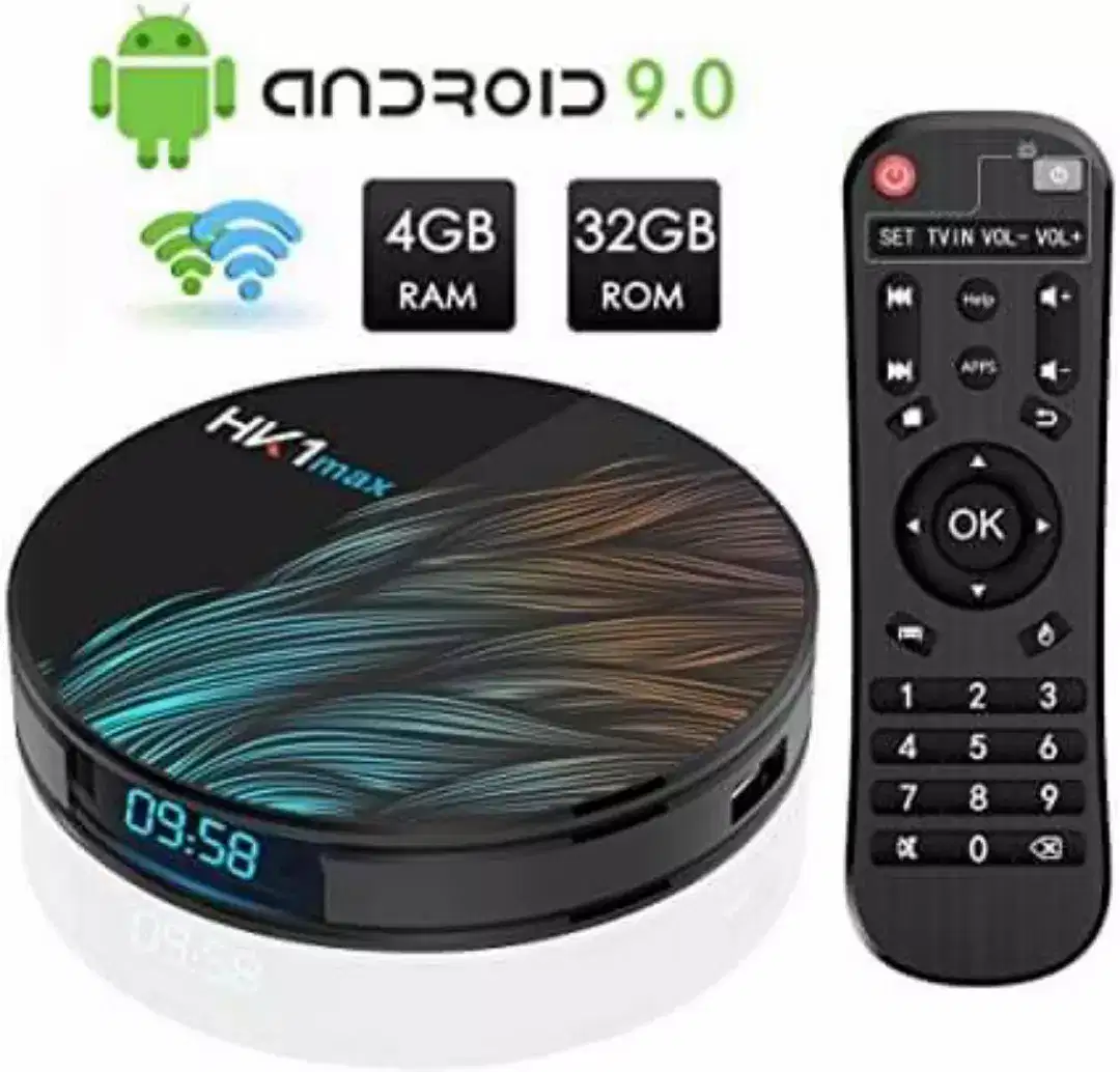 HK1 MAX 4K HDR ANDROID TV BOX 4GB 32GB ORIGINAL AVAILABLE FOR SALE IN FAISALABAD