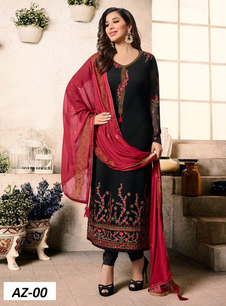 - SALE- SALE- Exclusive Designers 100% Original Embroidered 3 piece Suit .
