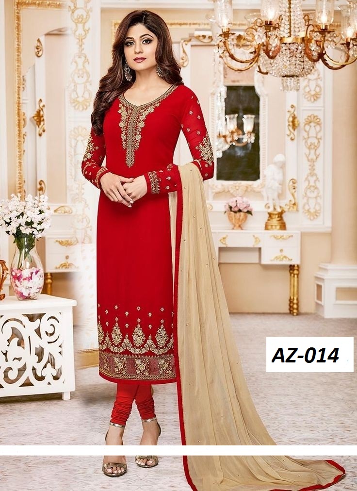 - SALE- SALE- Exclusive Designers 100% Original Embroidered 3 piece Suit .