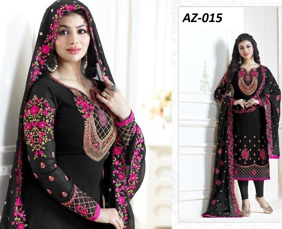 - SALE- SALE- Exclusive Designers 100% Original Embroidered 3 piece Suit .