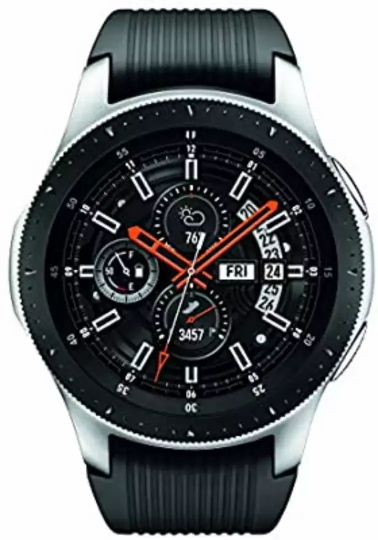 Box Pack Samsung Galaxy S4 Watch 46mm, GPS, Bluetooth Silver/Black for Sale