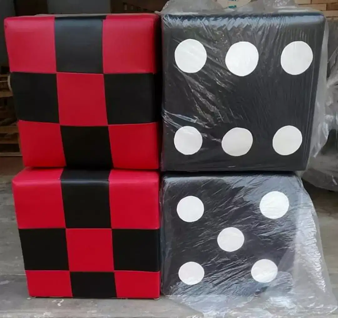 New Dice Puffy in Different design and color Available For Sale in Karachi