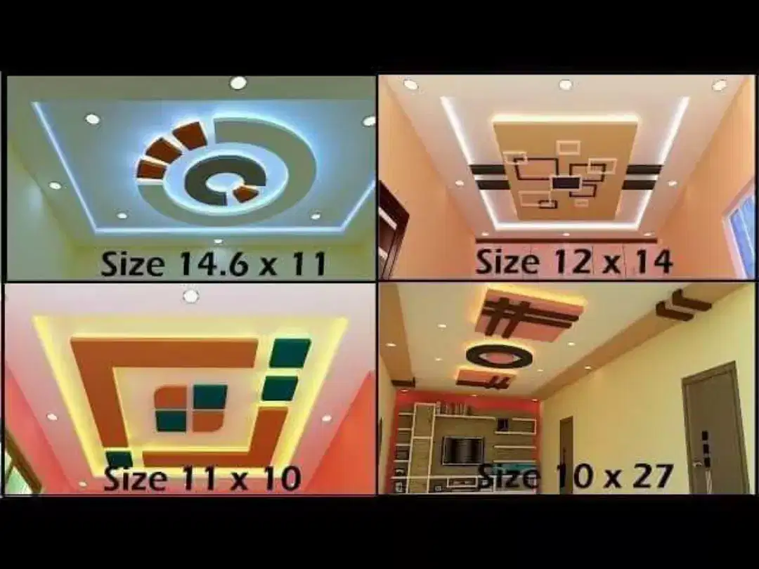 New All kind of chip sum ceiling work in Gujrat