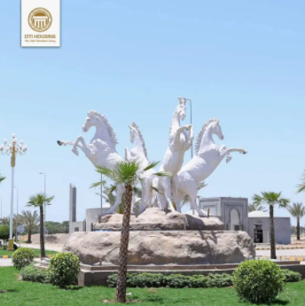 10 Marla Plot Available for Rebt in Citi Housing Samundri Road Faisalabad