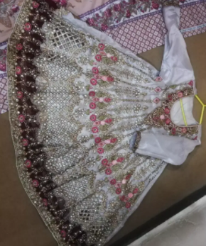 New Full embroidery Mini frock Available for Sale in Lahore