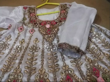 New Full embroidery Mini frock Available for Sale in Lahore