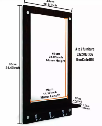 Makeup Mirror Shipping all in Pakistan