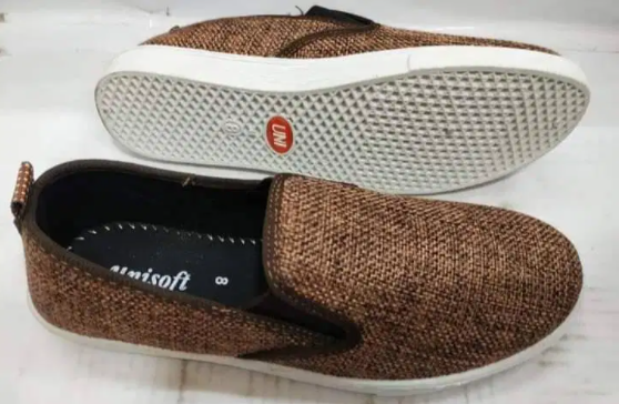 Men Casual Canvas Shoes Breathable Soft Sole Light Walking available for sale