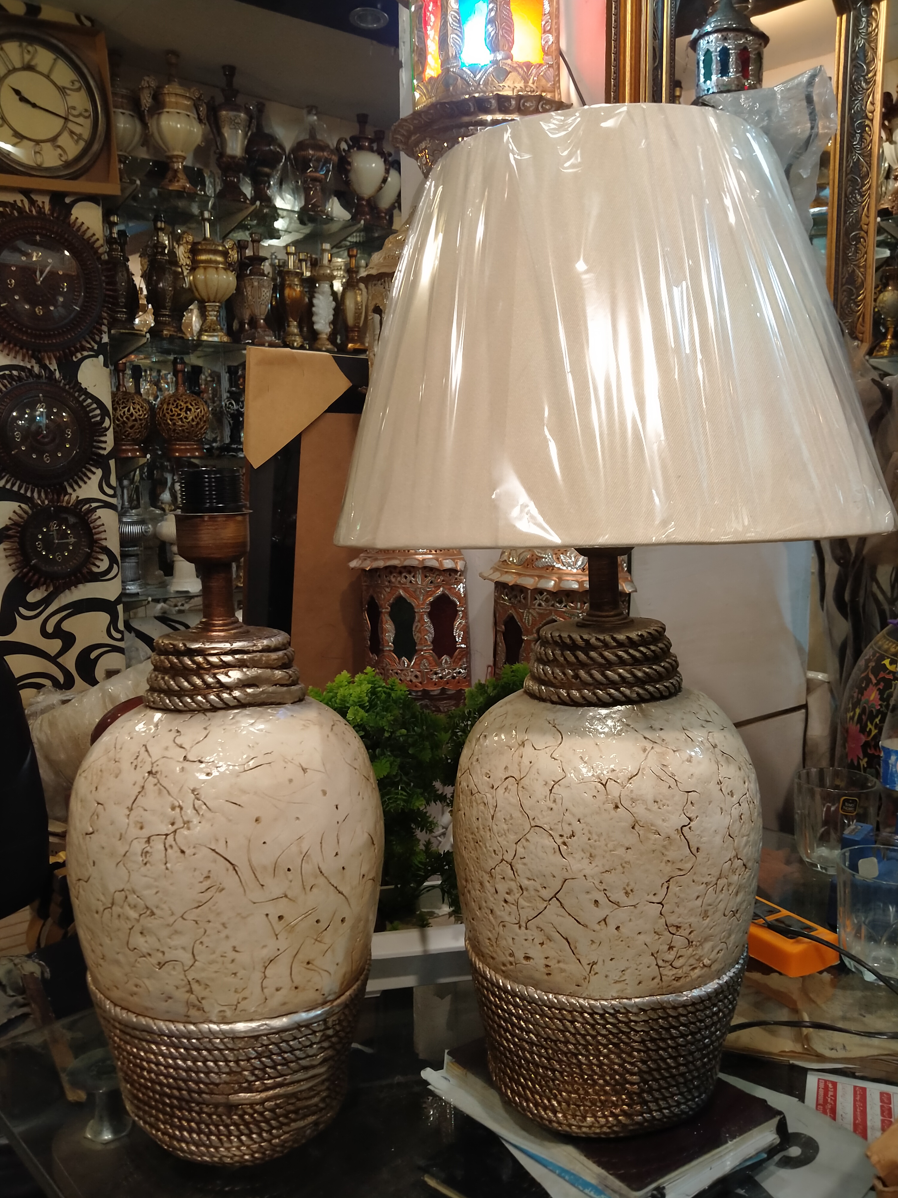 Table lamps with shadeZ.