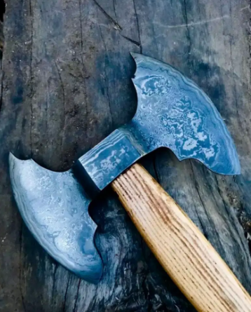 Gorgeous Handmade Damascus Double Edge Hand piece For lovers