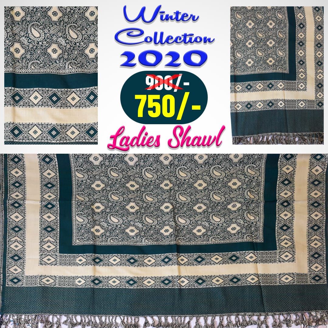 Ladies Kasturi Shawl لیڈیز کستوری شال