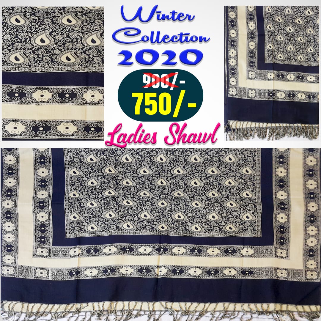 Ladies Kasturi Shawl لیڈیز کستوری شال