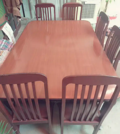 Dinning Table with 6 chairs available for sale
