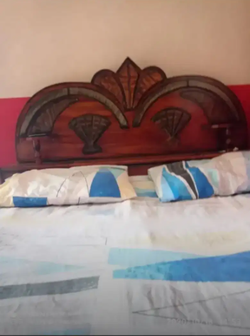 Wooden Double bed Available for sale
