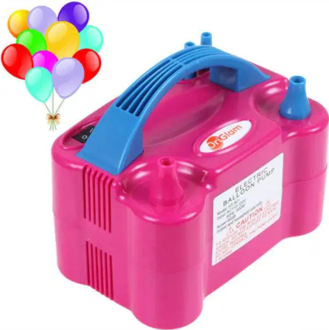 New Electric Balloon Pump High Power Air Blower 2Nozzle Party Balloon Pump sale