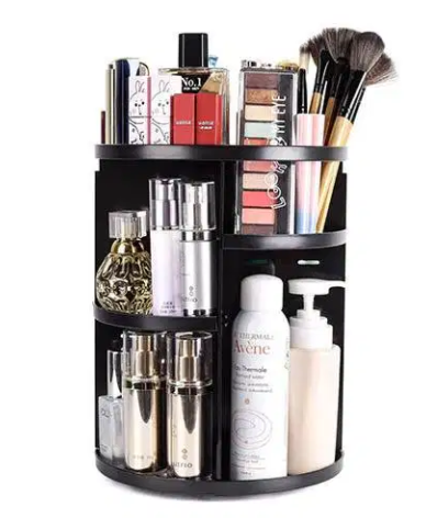 Fashion 360-degree Rotating Makeup Organizer Tool Transparent Box for sale