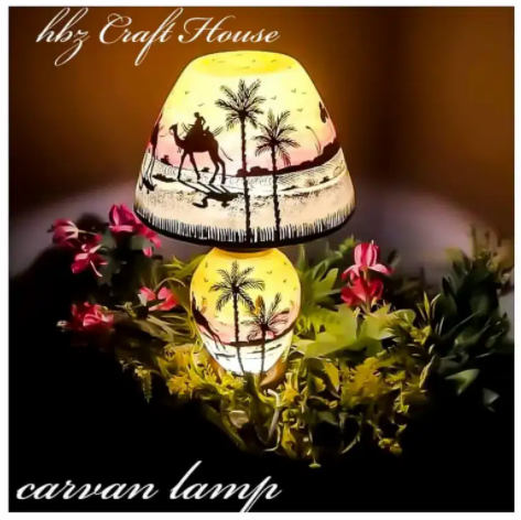 New Hand Made Camel skin Lamp A+ Export Quality Available for Sale