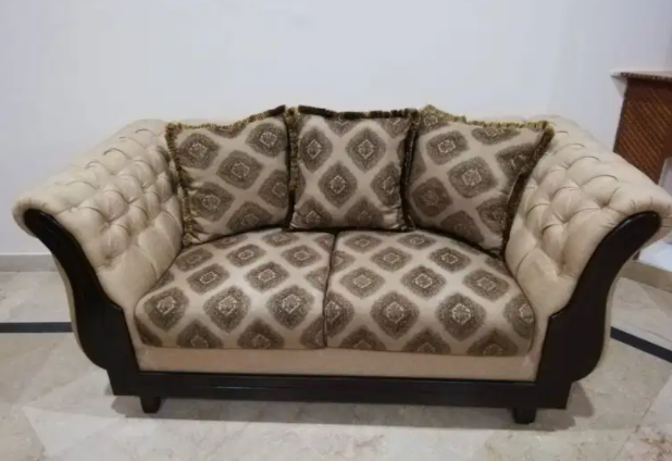Heavy Wood Branded Sofa Available for sale
