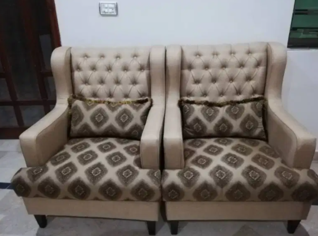 Heavy Wood Branded Sofa Available for sale