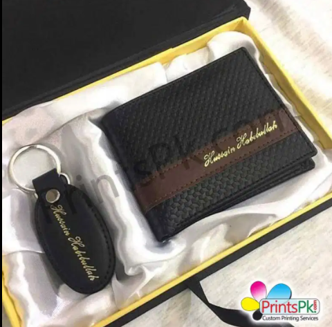 Customized Wallet & Key chain set Available for sale