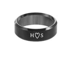 CUSTOMIZED SINGLE NAME RING WITH GIFT BOX PACKING AVAILABLE FOR SALE