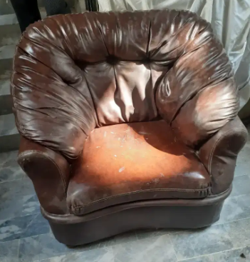 Leather sofa Available for sale