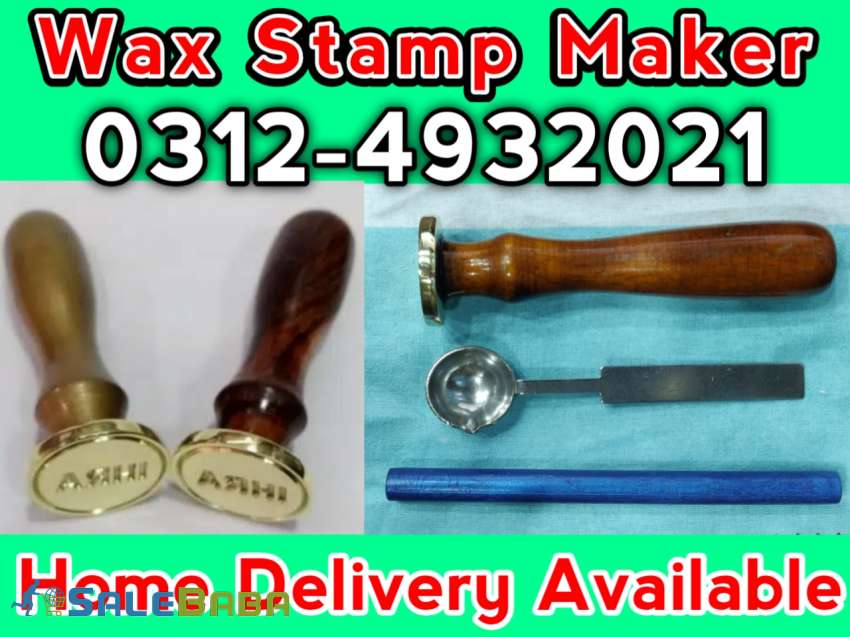 Paper Embossed Stamp Maker Leather Stamp WAX Stamp Wax seal Stamp Flex