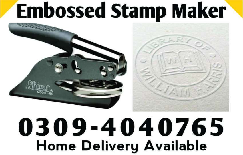 Paper Embossed Stamp Maker Seal Wax Letterhead Printing Business Cards