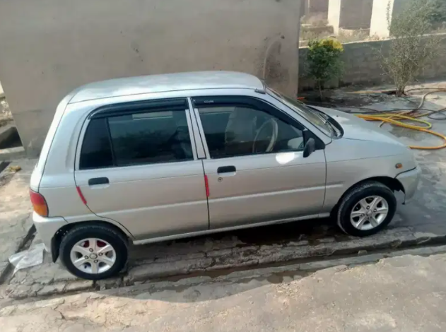 Daihatsu Cuore Car in Silver color Available for Sale in Khanewal