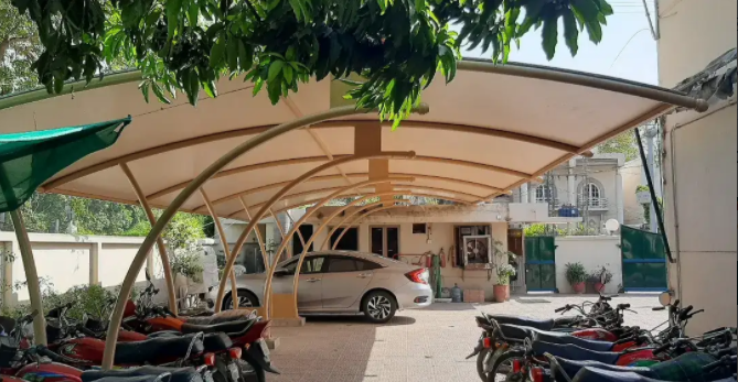 New Car Parking & Car Porch Shade Available for Sale in Multan