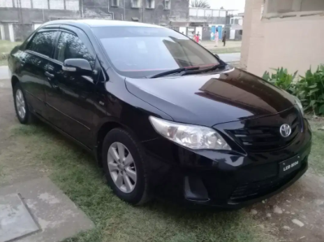 Toyota Corolla GLI 2010 in Black Color Available for Sale in Kohat