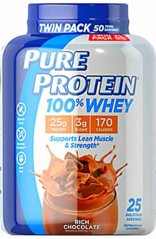 NEW PURE PROTEIN 100% WHEY LOW FAT (MADE IN USA) FOR SALE