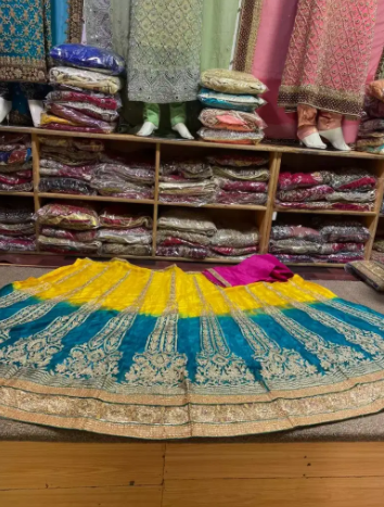Mehndi dresses lehnga, short frocks available for rent in Rawalpindi