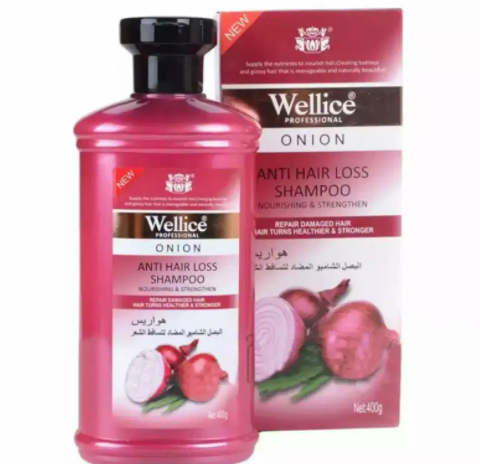 NEW Wellice Professional ONION ANTI HAIR LOSS SHAMPOO FOR SALE