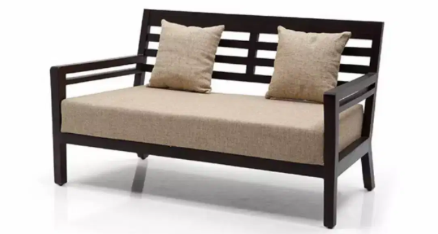 New Elegant wooden Three seater in unique style Available for Sale