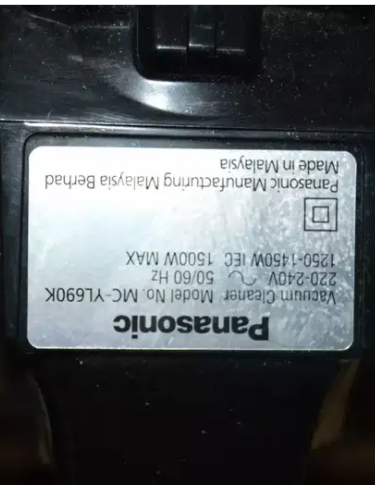 Panasonic (Imported)1500W vacuum cleaner Available for sale