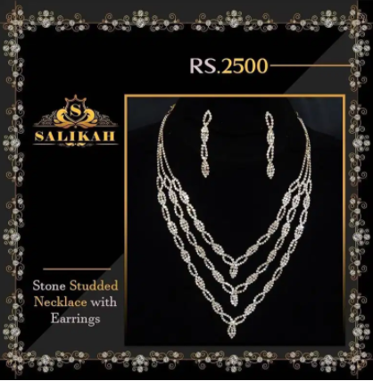 New Salikah Jewelry never fade color Available for Sale in Lahore