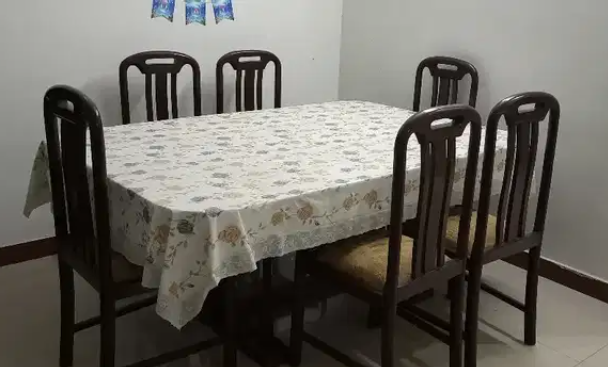 Dining Table with six chairs Available for sale