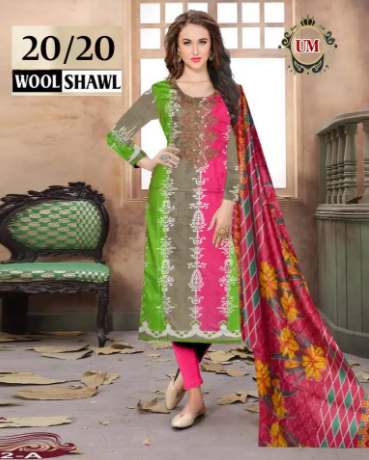 2020 dress With Wool Shawl Available for sale