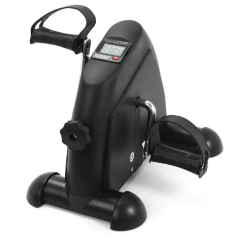 New Under Desk Bike Pedal Exerciser W/LCD Screen Display for Sale