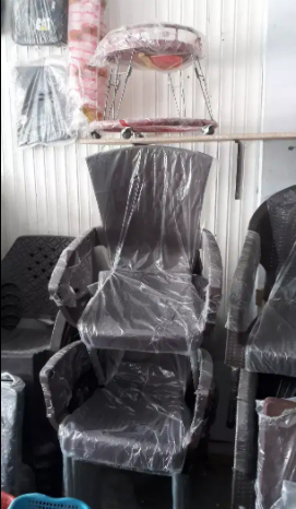 Plastic chairs Available for sale