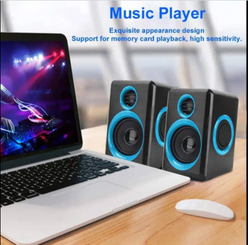 FT-165 USB2.0 Heavy Bass Speaker Portable Music Player for Desktop