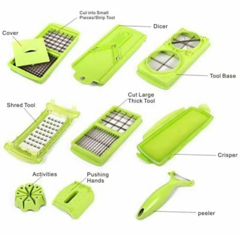 Genius Nicer Dicer Plus Set of 10 pcs available for sale