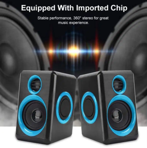 FT-165 USB2.0 Heavy Bass Speaker Portable Music Player for Desktop