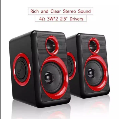 FT-165 USB2.0 Heavy Bass Speaker Portable Music Player for Desktop