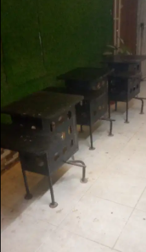 Iron Base Office computer table Available for sale