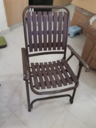 Garden chairs 4 pcs in brown Color Available for Sale