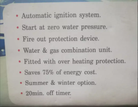 New Gas Water Geezer 6 litre imported Available for Sale in Lahore