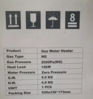 New Gas Water Geezer 6 litre imported Available for Sale in Lahore