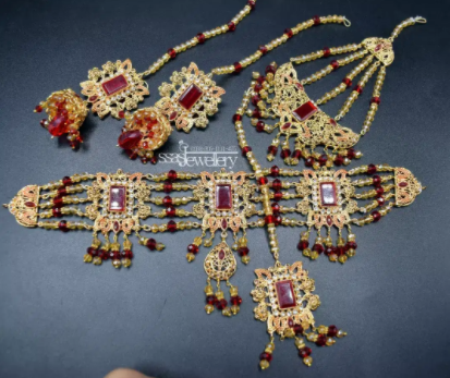 New Gold plated bridal jewelery Available for Sale in Rawalpindi